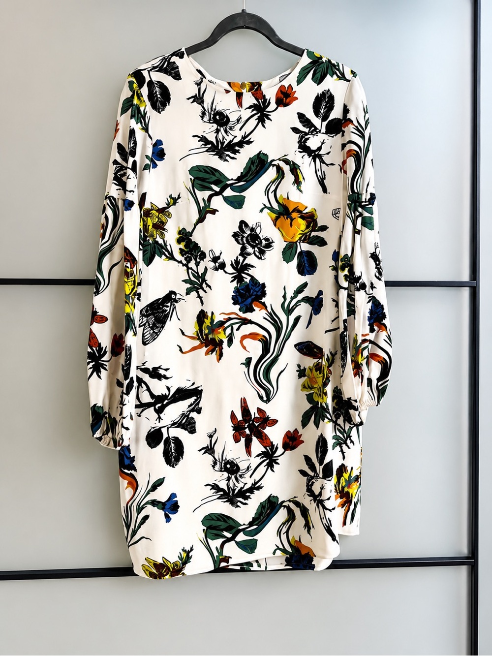 Tibi Floral Knee-Length 100% Silk Dress – Size 10 | Like New | Spring-Ready 🌸
